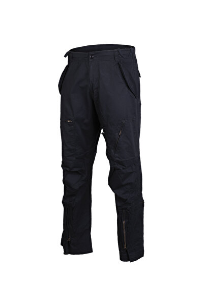 Mil-Tec Black pre-washed aviator army pants