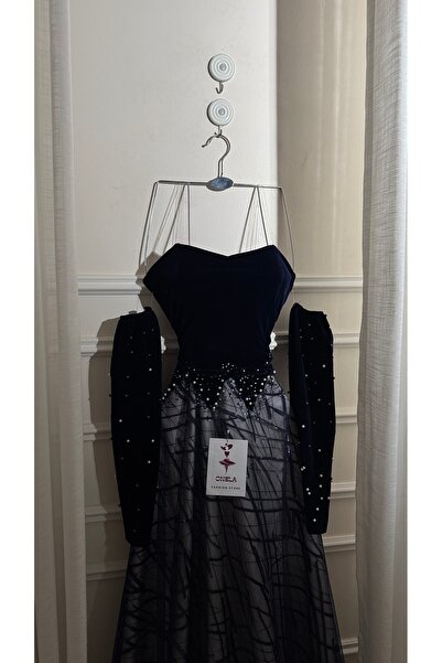 Onila Jacquard dress with long sleeves