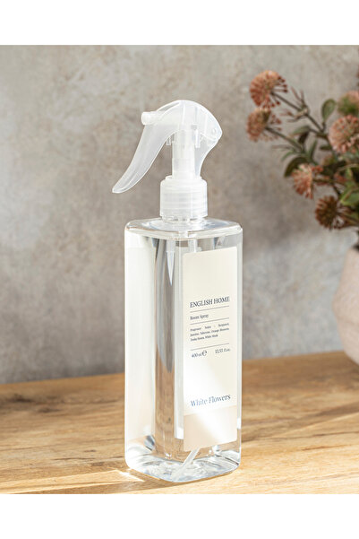 English Home Beyaz Çiçekler Oda Spreyi,Bej,500 ml