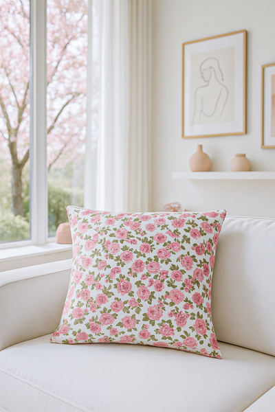 Premier Home Duck Güllü Throw Pillow Cover Powder V1 40X40