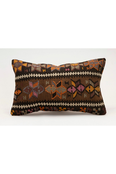 Kilim Whole Sale غطاء وسادة عتيق مصنوع يدويًا من الكليم والصوف، مقاس 30x50 سم