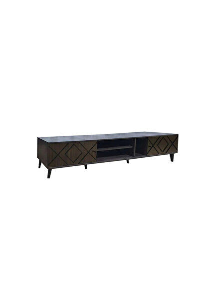BAITY Brown Malaysian Wood TV Table - 200 cm