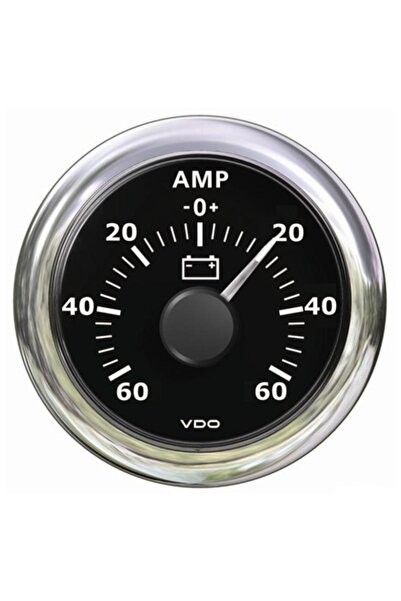 VDO Marine Ampermetru negru -60 A +60 A,