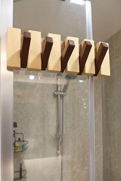 WOOD34 Piyano Askılık Duvar Ve Kapı Askısı Elbise Askısı