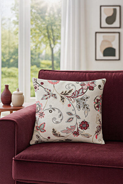 Premier Home Duck Floral Throw Pillow Cover Powder V1 40X40