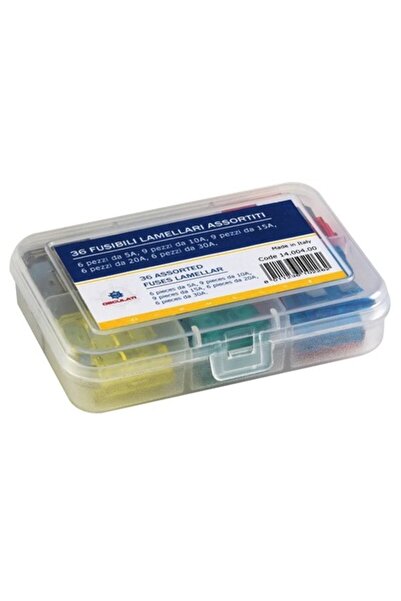 OSCULATI Kit siguranțe lamă asortate: 6x5A, 9x10A, 9x15A, 6x20A, 6x30A