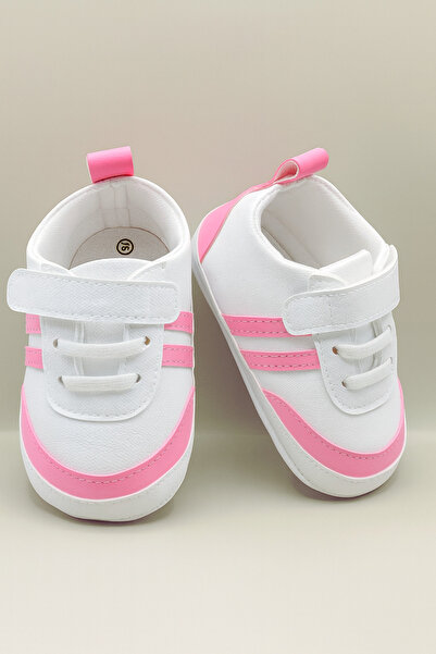 BEBLUXBABY Cırtlı Spor Kız Bebek Ayakkabısı