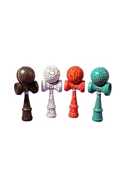 Kendama 18 cm din lemn pentru copii si adulti jucarie clasica de indemanare