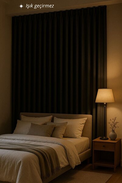Bizdenuygunuyok Blackout Curtain – Blocks Daylight
