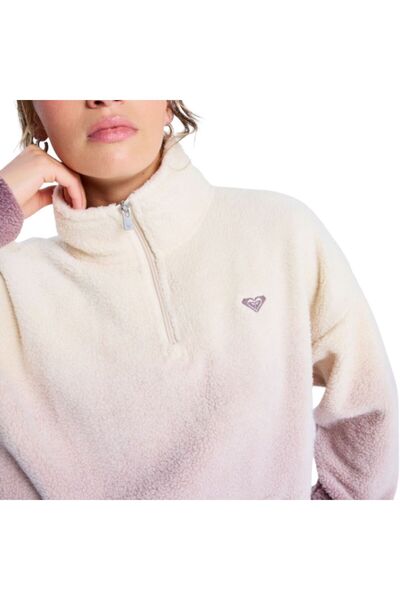 Roxy Live Out Loud Gradient - Félcipzáras, normál szabású női fleece pulóver