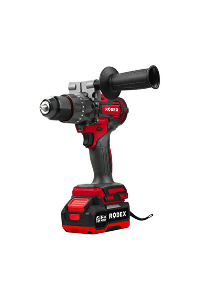Rodex Akülü Darbeli Matkap 13MM 0-520/0-1700RPM 120NM 2 x LI-ION 20V/4.0Ah 2 Vites Kömürsüz Motor