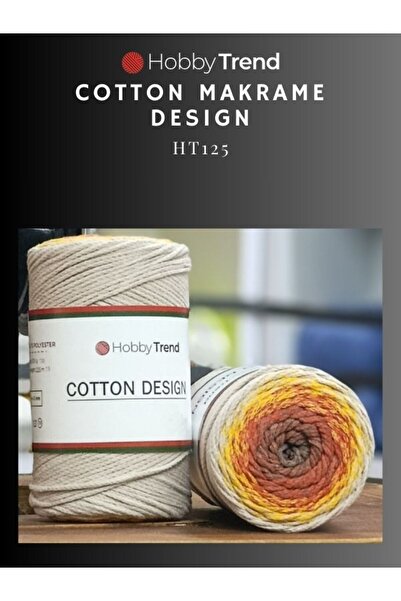 Atölye MaDe Hobby Trend Cotton Makrame Desing -HT125- %85Cotton %15Polyester ...