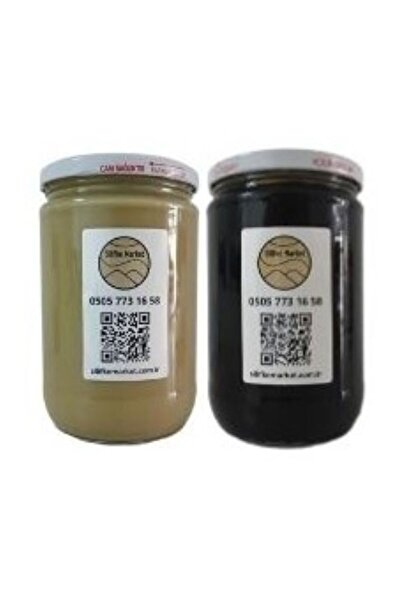 SİLİFKE MARKET Tahini Molasses Duo (Carob Molasses + Tahini) 800+650 Gr