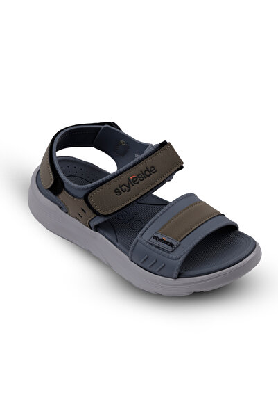 style side Casual sandal with adjustable Velcro straps