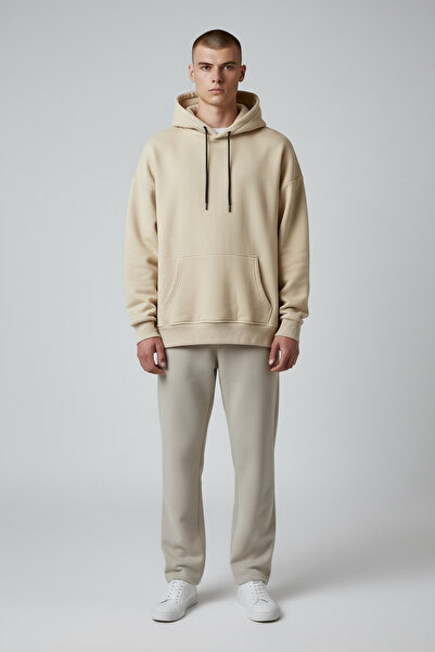 Butik Quality Bol Kalıp Winter Inside Out Fleece-Lined Sweatshirt