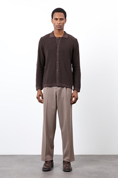 Antioch Coffee Thin Knitwear Men's Cardigan