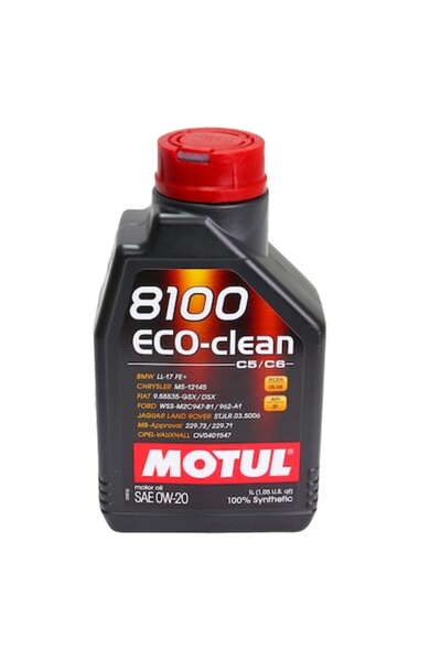 Motul 8100 - ulei de motor curat 0W20 ACEA C5/C6 1L