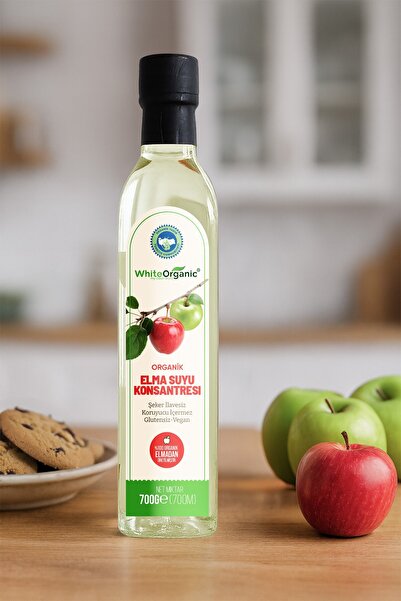 White Organic Organik Elma Suyu Konsantresi 700 Gr