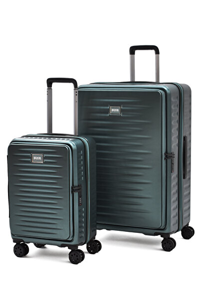 ELATAE Ground Körüklü 2’li Valiz Seti Büyük ve Kabin Boy – Ultra Dayanıklı, G...