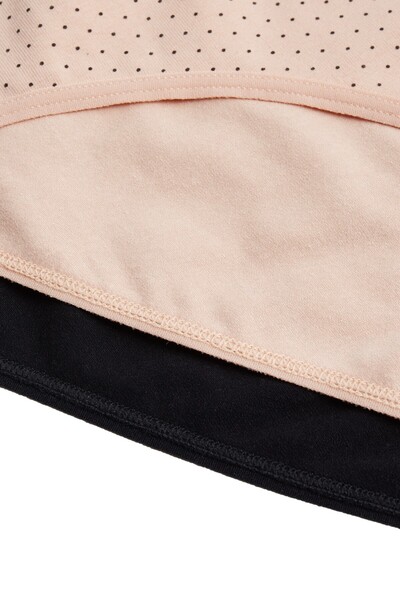 ESOTIQ Women's Classic Briefs 2-Pack Cotton & Elastane Breathable Comfy Basic Panties | Mia-Mia