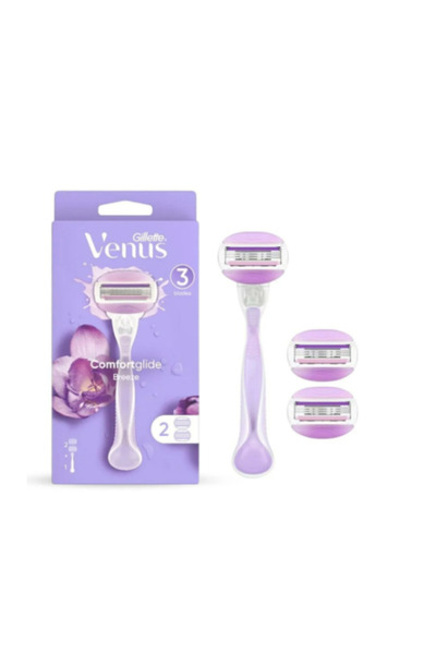 Venüs Comfort Glide Breeze Women's Razor with 2 Replacement Blades
