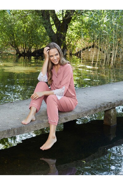 Aydoğan Melisa Front Buttoned Women's Pajama Set 240572