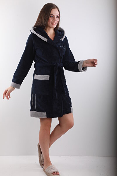 Wild Love Women's 100% Bamboo Hooded Dressing Gown – Soft Extra Soft Home Bat...