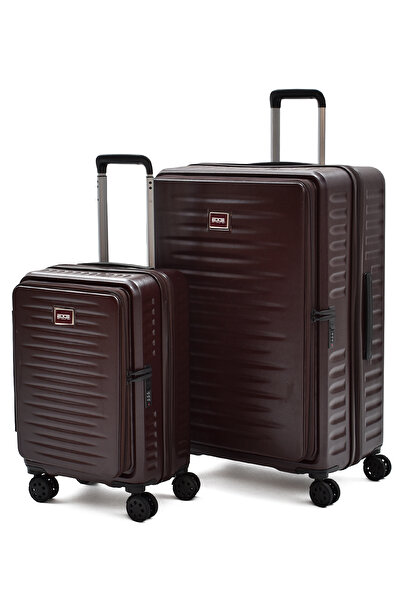 ELATAE Ground Körüklü 2’li Valiz Seti Büyük ve Kabin Boy – Ultra Dayanıklı, G...