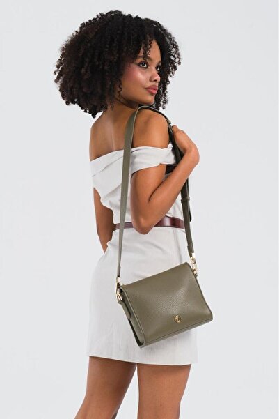 U.S. Polo Assn. Cross Strap Women's Bag Khaki Us25204