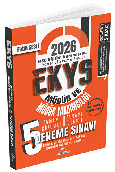 Genel Markalar Dizgi Kitap 2026 Baskı MEB EKYS Müdür ve Müdür Yardımcılığı 5 ...