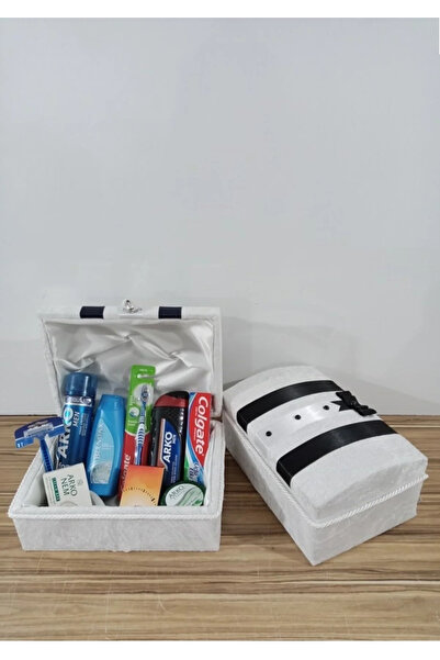 Sonem Çeyiz Dowry Chest Groom Box Men's Makeup Cosmetic Set 1313