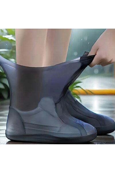 Beauty Box 41-47 numara Su Geçirmez Silikon Ayakkabı Kılıfı – Kaymaz Tabanlı,...