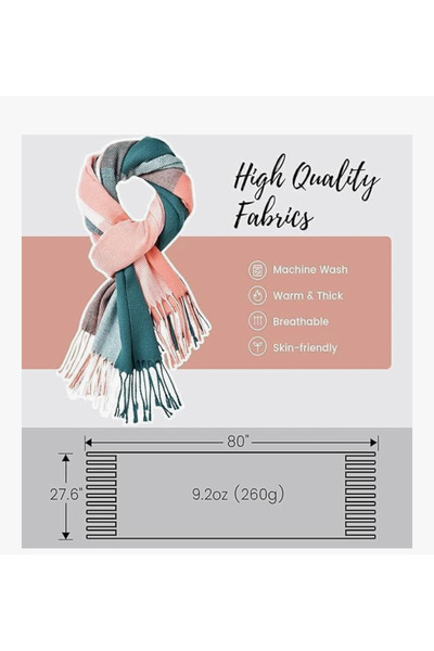 FASHIONEEDA Womens Winter Scarf, Fashion Cashmere feel warm Scarfs for Women, Winter shawls