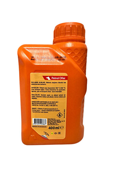 Ctn PETROL OFİSİ DOT4 HİDROLİK FREN YAĞI