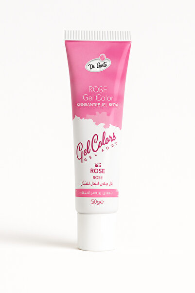 Top Ingrediente Colorant Alimentar Gel – Concentrat - Roz Trandafir - 50 Gram...