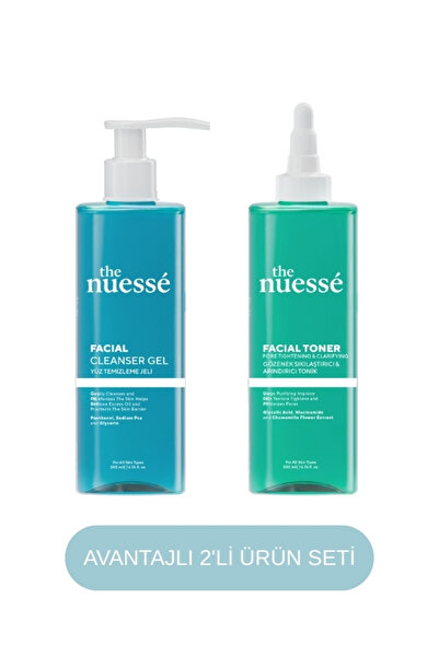 The Nuessé Aydınlatıcı ve Gözenek Sıkılaştırıcı Cilt Bakım Seti