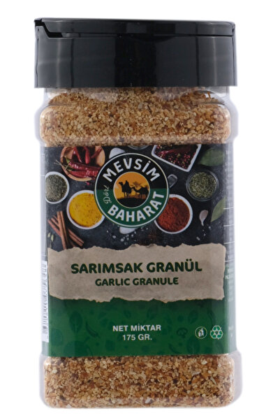 Dört Mevsim Baharat Sarımsak Granül 175gr – Yoğun Aromalı Baharat Pet Kavanoz