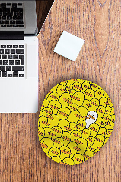 Ormira Konsept لوحة ماوس مطبوع البط الصفراء