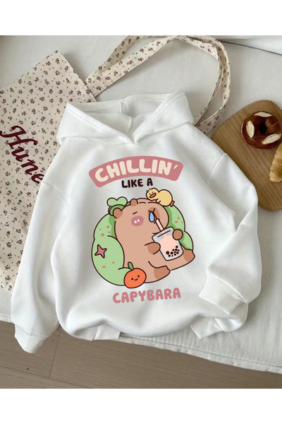 Touz Moda Young Capibara Series 3 Yarn Thick Sweet Hoodie