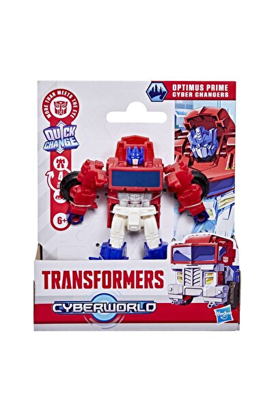 transformers CYBERWORLD ROBOT OPTIMUS PRIME CONVERTIBIL 10CM