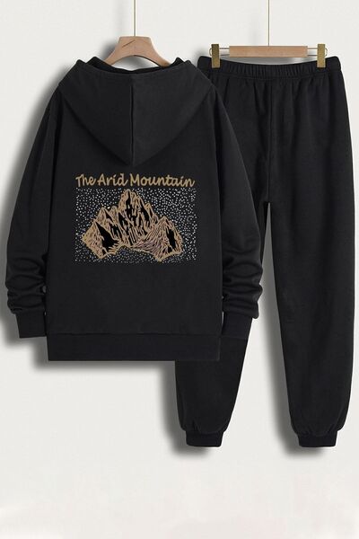 trendypassion Unisex Arid Mountain Printed Tracksuit Set