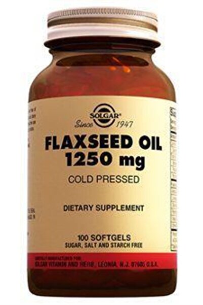 Solgar Flaxseed Oil 1250 Mg 100 Kapsül