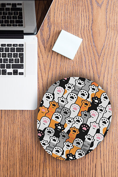 Ormira Konsept Paw Prints Printed Mouse Pad