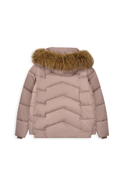 SETTY KOOP Women’s Plus Size Flattering Slim-Fit Look Puffer Jacket with Faux Fur Hood, 3XL–7XL