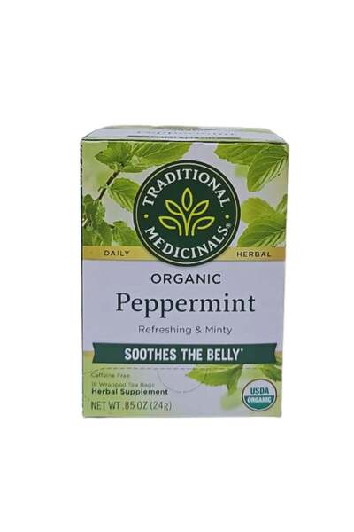 TRADITIONAL MEDICINALS شاي النعناع العضوي من