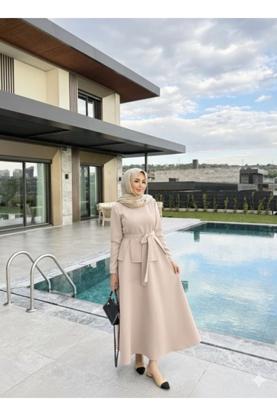 VOICTEC Women's Puff Scuba Skirt Blouse Set