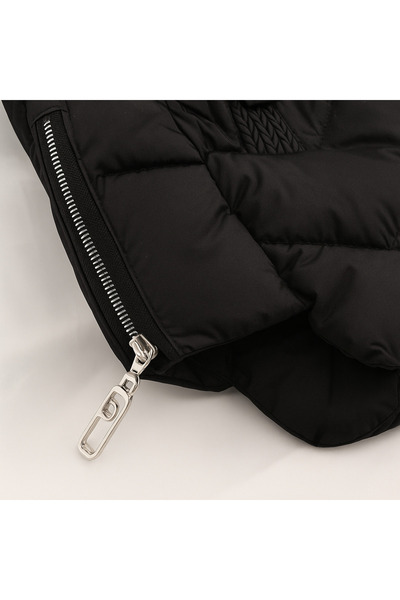 SETTY KOOP Women’s Plus Size Flattering Slim-Fit Look Puffer Jacket with Faux Fur Hood, 3XL–7XL