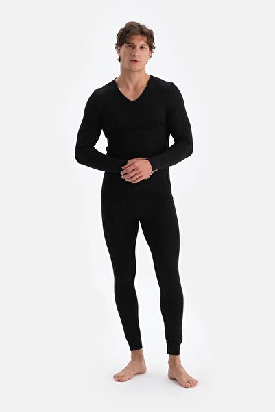 Dagi Men's Thermal Single Layer Bottom, Thermal Underwear 47% Polyester, 47% Viscose, 6% Lycra
