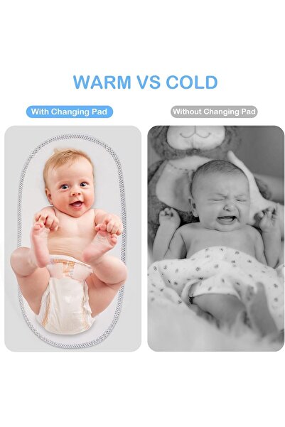 Generic BokSung Reusable Portable Baby Changing Pad Liners 23.6 x 11.8 in, Leakproof Washable Flannel