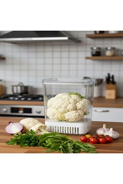 Saint Belisama Concept Greenery Box 1 Piece 2900 ml Greenery Storage Vegetable Storage & Refrigerator Freshness Organizer